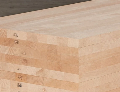 dreifach geschichtetes verleimtes Holz