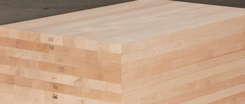 dreifach geschichtetes verleimtes Holz